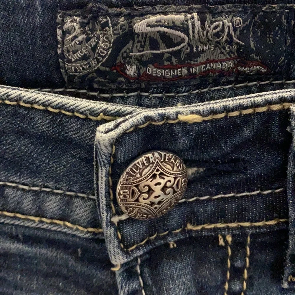 Silver Aiko Cropped Jeans 27